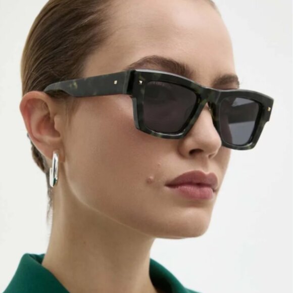 NEW VALENTINO XXII VALENTINO VLS-106B  GREY GREEN SUNGLASSES VALENTINO main image 11